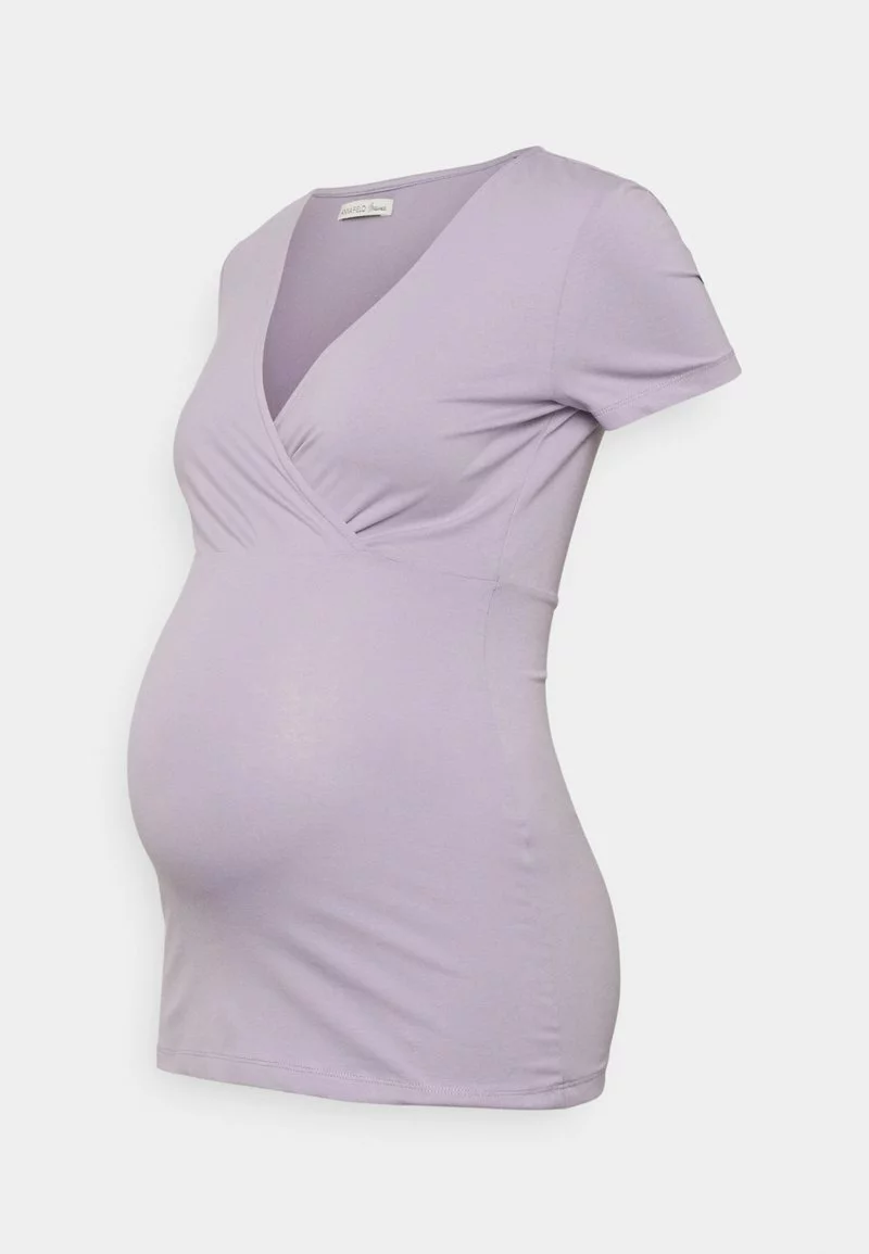 Anna Field MAMA 2 PACK - T-Shirt Basic - Multi Coloured/lilac/grey 4 Anna Field MAMA 2 PACK - T-Shirt Basic - Multi Coloured/lilac/grey – Bild 2