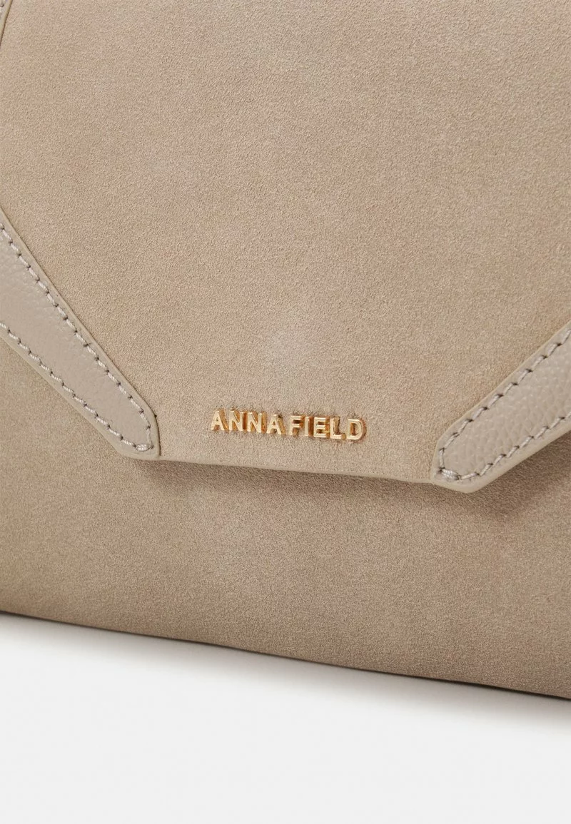 Anna Field LEATHER - Clutch - Taupe 8 Anna Field LEATHER - Clutch - Taupe – Bild 6