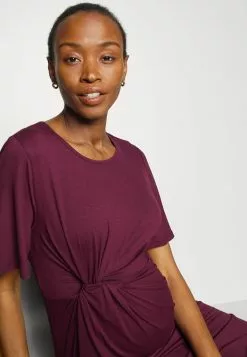 Anna Field MAMA SLEEVES MINI DRESS - Jerseykleid - Purple -Anna Field Stil Geschaft ca5a30fee55d40158cfda176408fbcc1