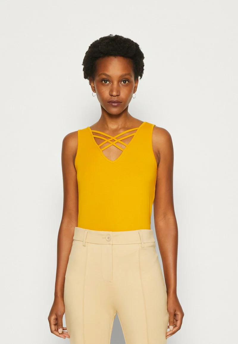 Anna Field Top - Dark Yellow 3 Anna Field Top - Dark Yellow