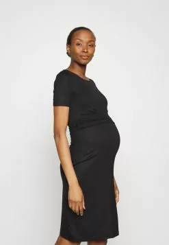 Anna Field MAMA SHORT SLEEVES RUCHED WAIST MINI FLARED DRESS - Jerseykleid - Black 13 Anna Field MAMA SHORT SLEEVES RUCHED WAIST MINI FLARED DRESS - Jerseykleid - Black -Anna Field Stil Geschaft d013a8bbc5f3496991baef05c36d76c3 1