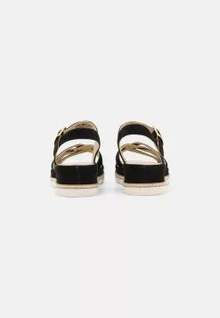 Anna Field LEATHER - Keilsandalette - Black -Anna Field Stil Geschaft e15a96d829114d55af3f3f08dc594dfd