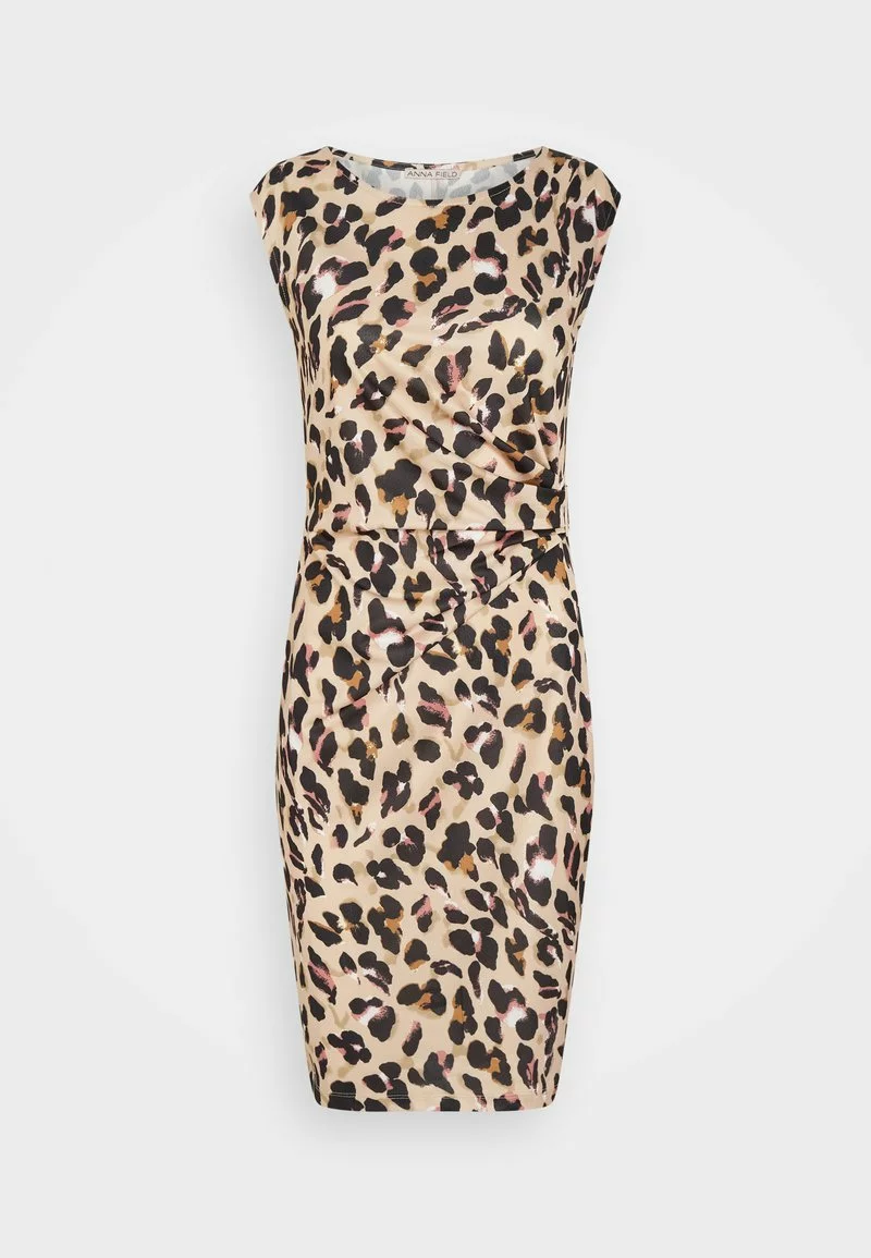 Anna Field Jerseykleid - Black/beige/multi-coloured 7 Anna Field Jerseykleid - Black/beige/multi-coloured – Bild 5