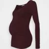 Anna Field MAMA V NECK BASIC LONG SLEEVE TOP - Langarmshirt - Bordeaux 2 Anna Field MAMA V NECK BASIC LONG SLEEVE TOP - Langarmshirt - Bordeaux -Anna Field Stil Geschaft eb5be450e8734bb9a17da8c581dff8b4