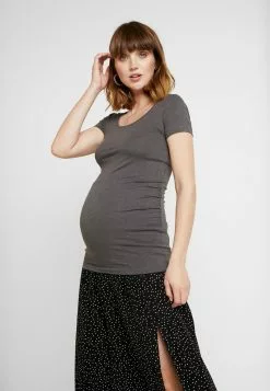 Anna Field MAMA 2 PACK - T-Shirt Basic - Dark Gray/black 10 Anna Field MAMA 2 PACK - T-Shirt Basic - Dark Gray/black -Anna Field Stil Geschaft ef9773ecc6074f73a958b52d3b7df616