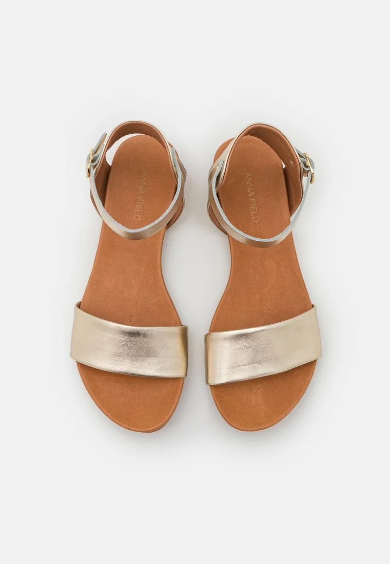 Anna Field LEATHER - Riemensandalette - Gold-coloured 8 Anna Field LEATHER - Riemensandalette - Gold-coloured – Bild 6