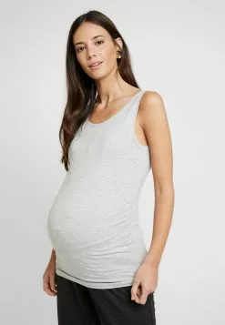 Anna Field MAMA 2 PACK - Top - Light Grey/navypeacoat -Anna Field Stil Geschaft f11618add8ba4af19799cb39edceac0f