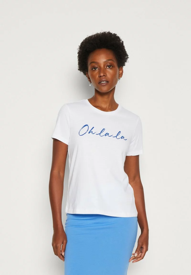 Anna Field T-Shirt Print - White 3 Anna Field T-Shirt Print - White