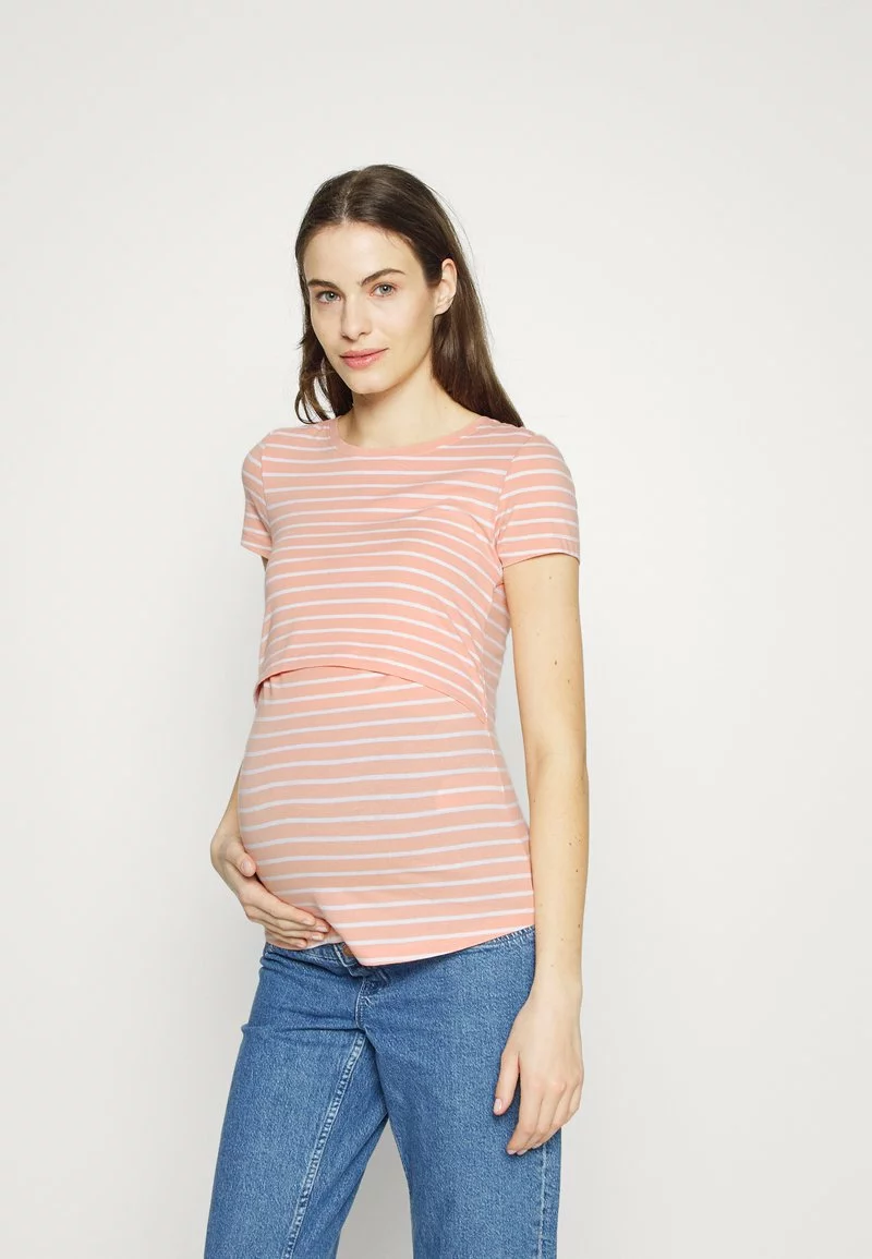 Anna Field MAMA 2 PACK - T-Shirt Basic - Light Pink/white 6 Anna Field MAMA 2 PACK - T-Shirt Basic - Light Pink/white – Bild 4