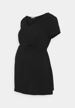 Anna Field MAMA T-Shirt Basic - Black/pink -Anna Field Stil Geschaft fda6070b88d04c4688cddb184e5de5b5 1