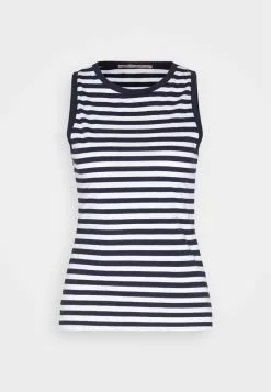 Anna Field Top - Dark Blue/white 12 Anna Field Top - Dark Blue/white -Anna Field Stil Geschaft ff9722c40698493b96a12f10c656450c